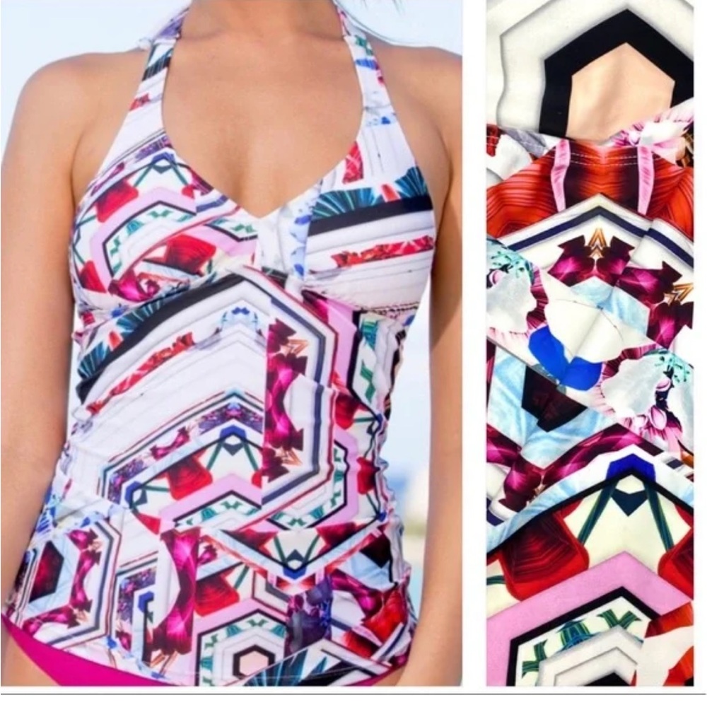 Colorful tankini top from Hapari